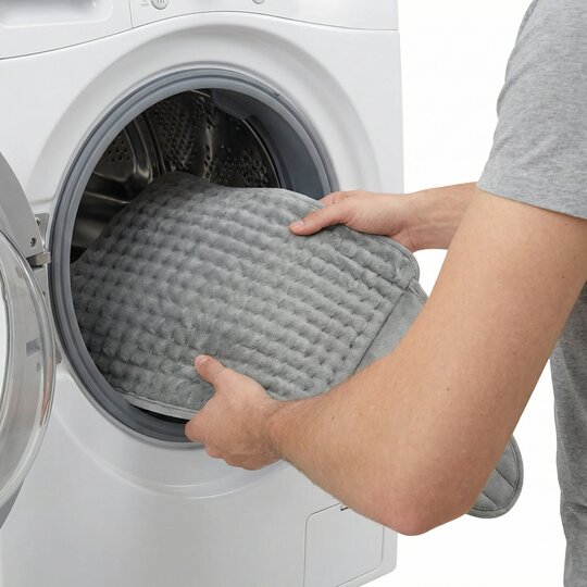 Machine-washable pad